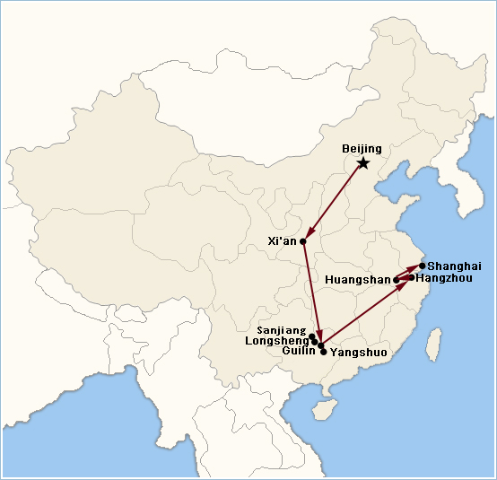 Reise zur Chinesischen Wasserdörfer